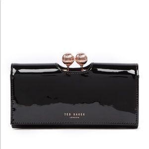 Ted Baker bobble patent leather wallet